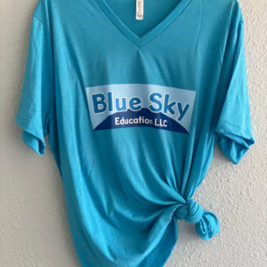 Blue Sky Logo Unisex V-Neck Tee